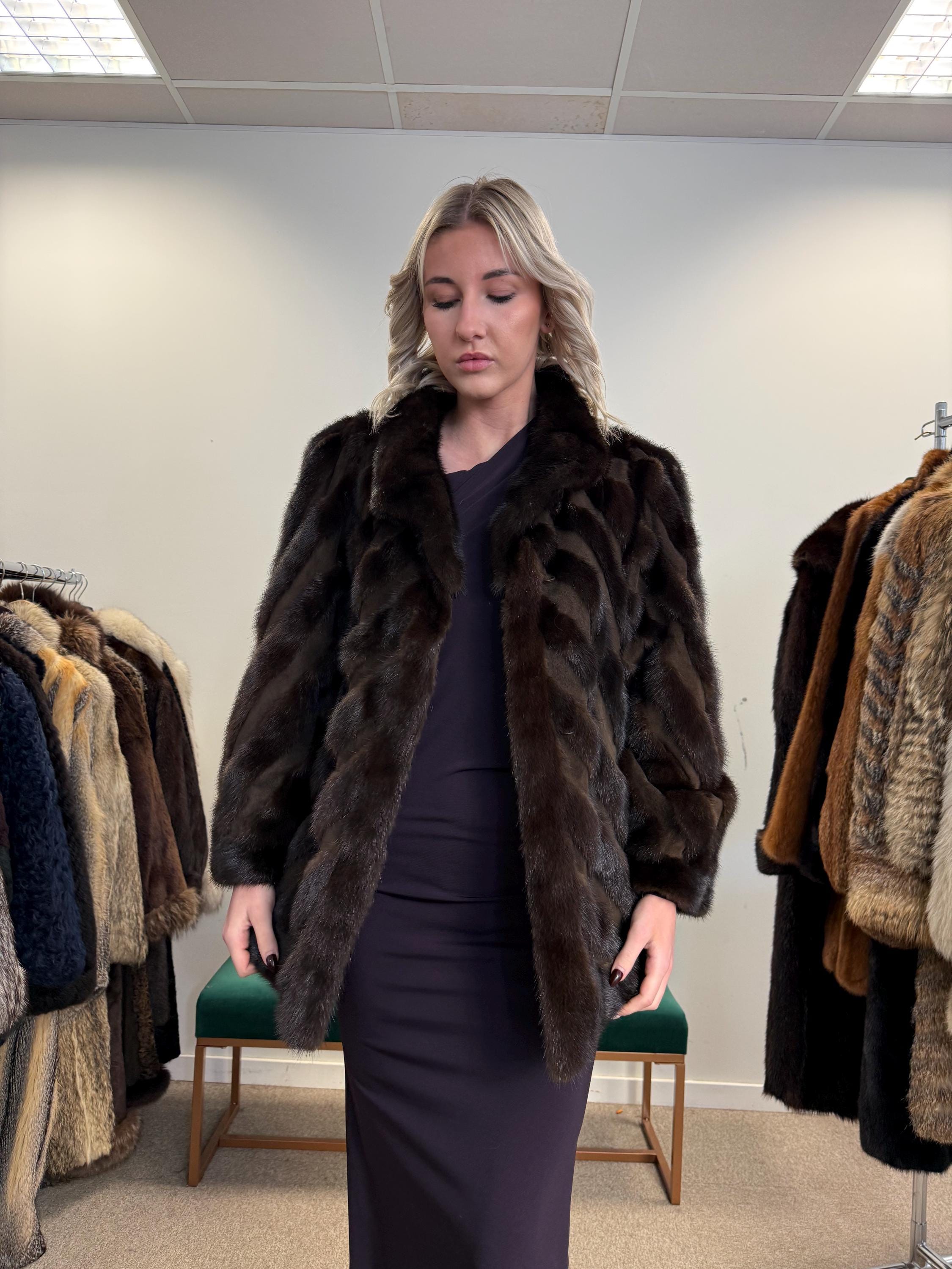 Mink Leather Jacket, Medium Size, Mink Coat, Real Fur Jacket, Fur Coats, Mink Fur, Brown Mink, Fur Leather, Fur Jacket Mink, Brown Fur Coat