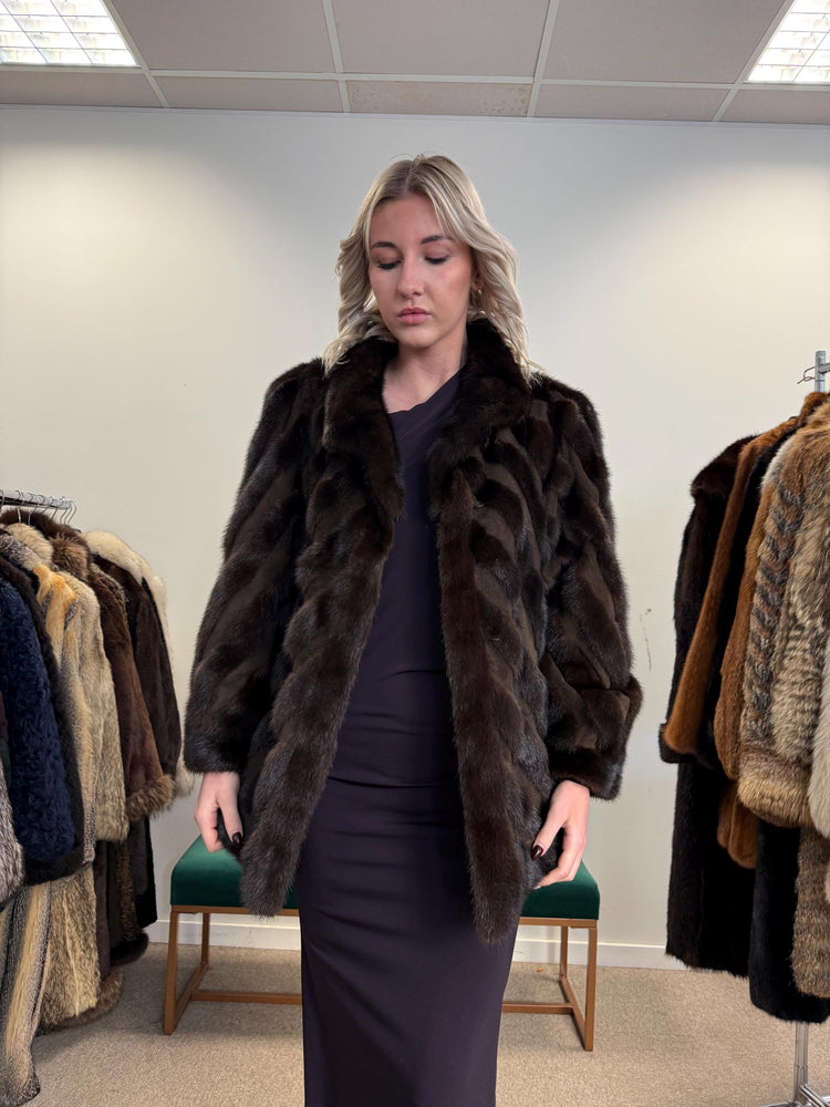 Mink Leather Jacket, Medium Size, Mink Coat, Real Fur Jacket, Fur Coats, Mink Fur, Brown Mink, Fur Leather, Fur Jacket Mink, Brown Fur Coat