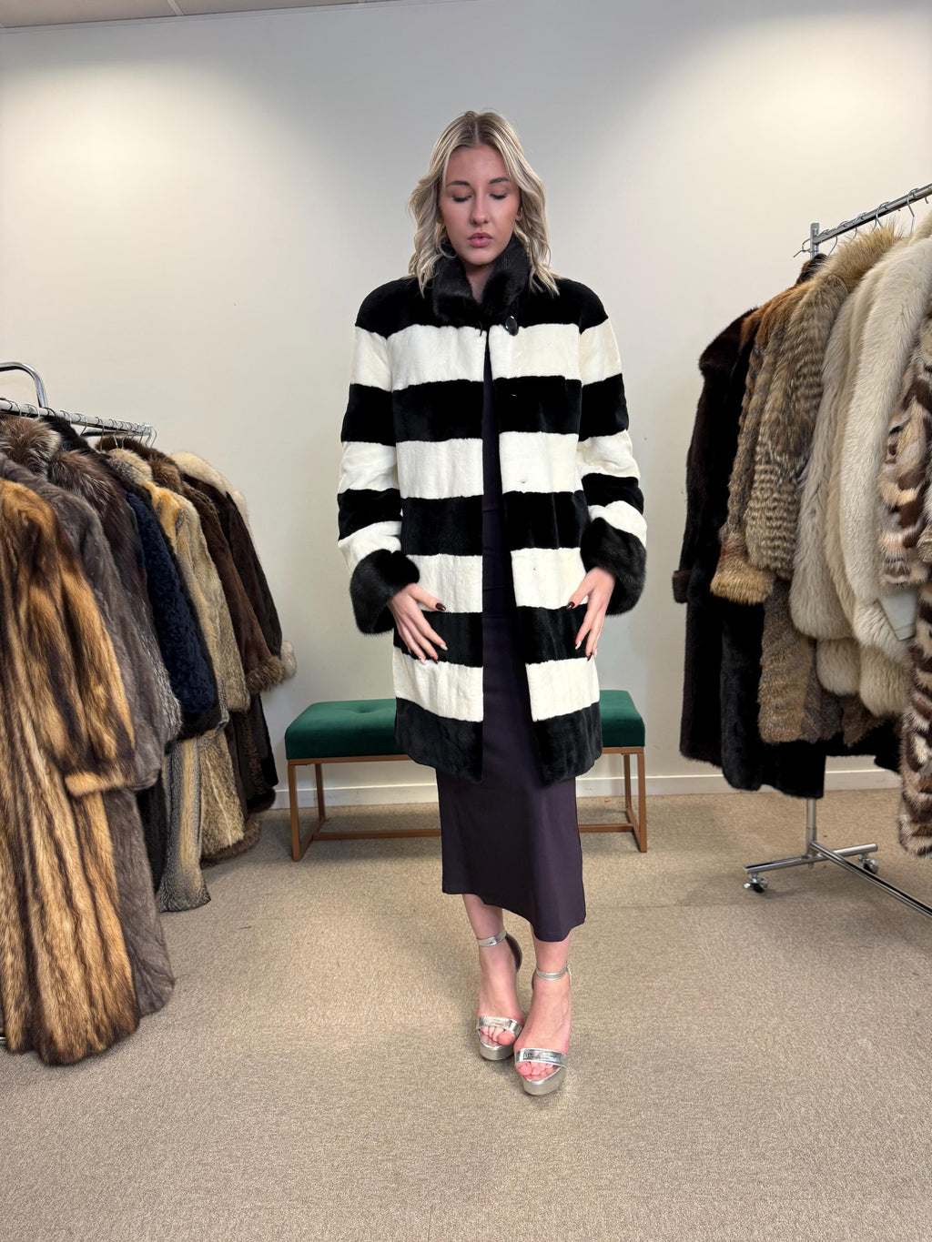 New Rex Rabbit Fur Coat, Medium Size, White Rabbit Fur Coat, White Rex Rabbit Coat, Vintage Fur Coat, Women's Coat, New Fur Coat, Fur Coat