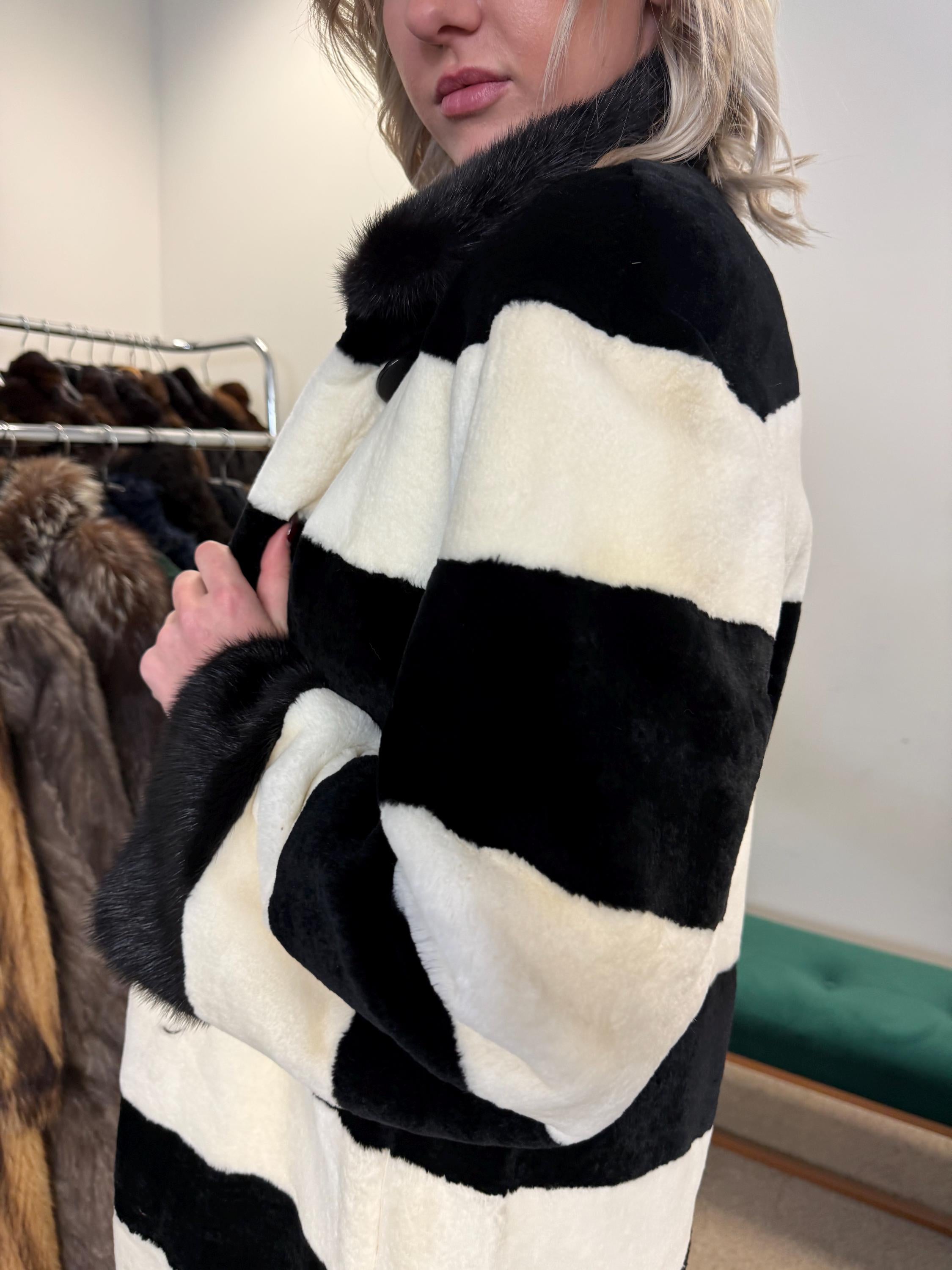 New Rex Rabbit Fur Coat, Medium Size, White Rabbit Fur Coat, White Rex Rabbit Coat, Vintage Fur Coat, Women's Coat, New Fur Coat, Fur Coat