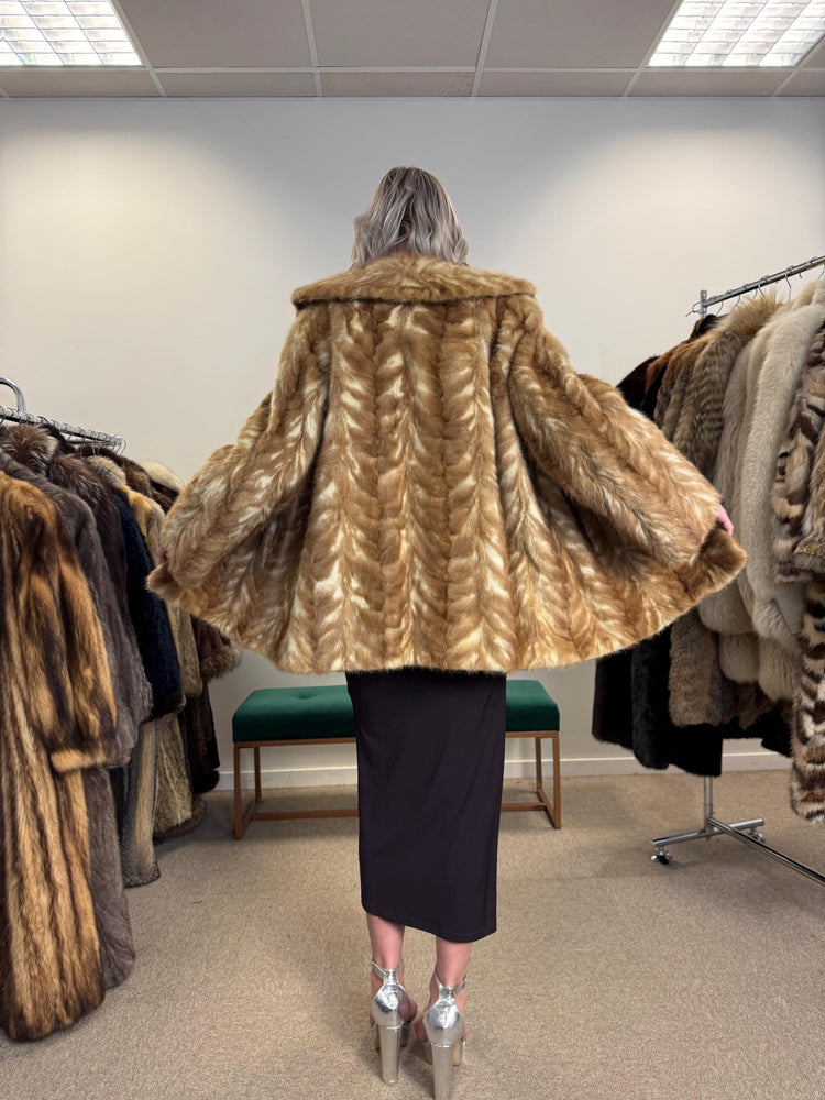 Golden Mink Jacket, Medium Size, Mink Coat, Real Fur Coat, Fur Coats, Mink Fur, Golden Mink, Fur Jacket Mink, Thick Fur Jacket, Soft Mink