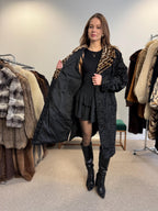 Astrakhan Fur Coat, Thick Astrakhan Coat, XXL Size, Real Fur Coat, Black Astrakhan, Vintage Fur Coat, Black Fur Coat, Women's Fur Coat