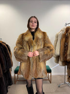 Women's Red Fox fur jacket, size L