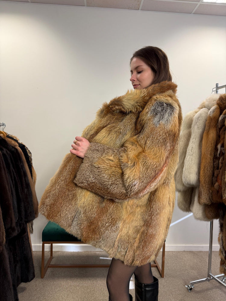 Red Fox Jacket, Large Size, Fur Coats Women, Real Fox Coat, Fox Fur Real, Fur Coat, Fluffy Fox Coat, Red Fox, Real Fur, Vintage Fur Coat