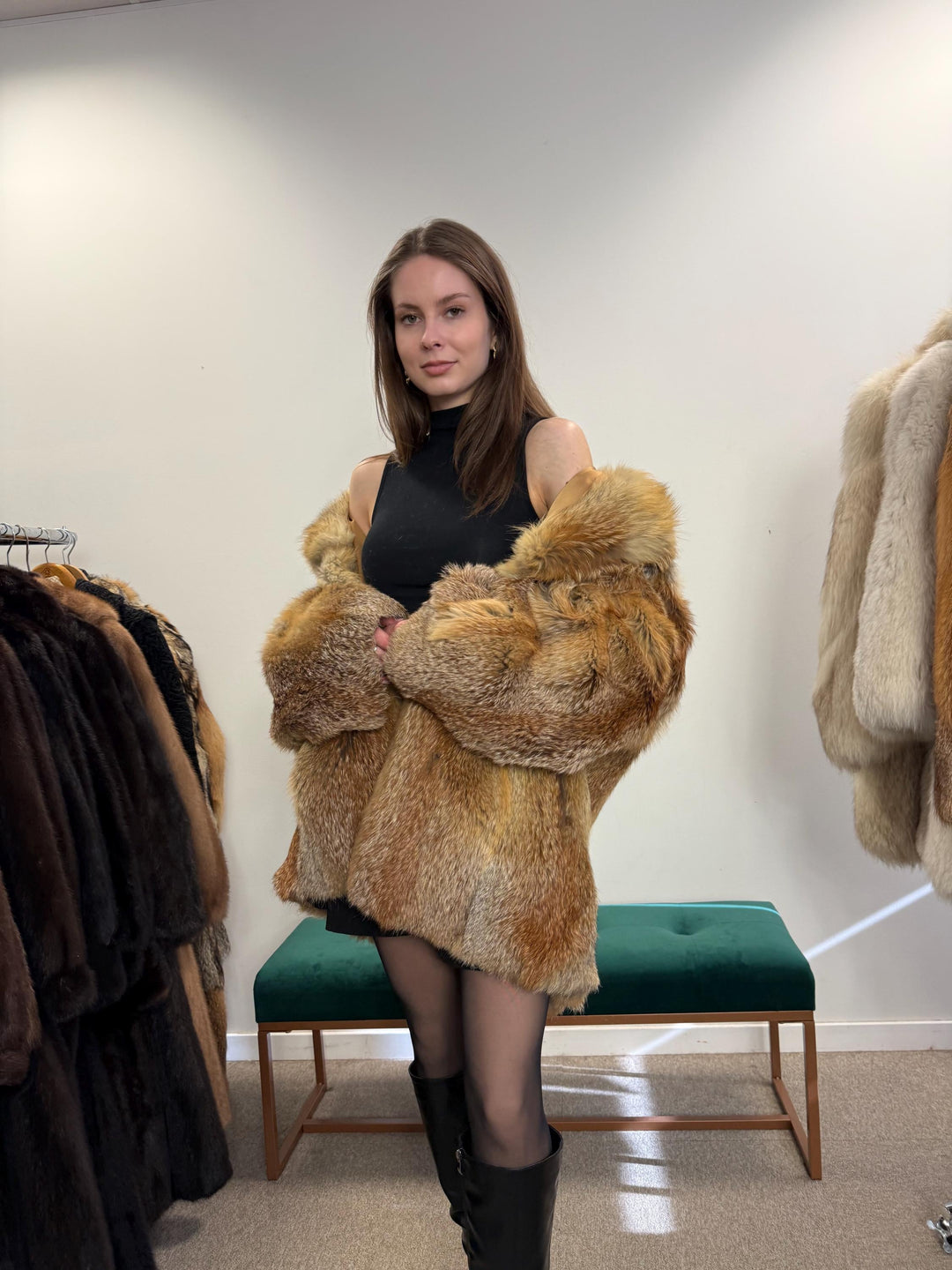 Red Fox Jacket, Large Size, Fur Coats Women, Real Fox Coat, Fox Fur Real, Fur Coat, Fluffy Fox Coat, Red Fox, Real Fur, Vintage Fur Coat