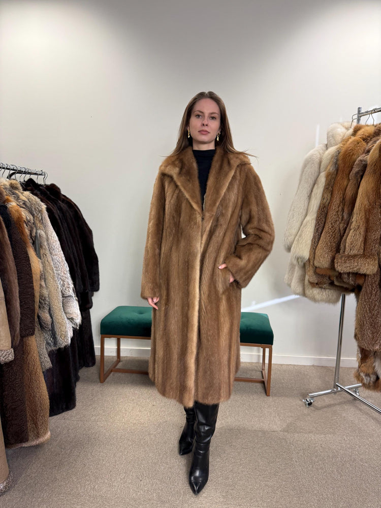 Pastel Mink Fur Coat, Women's Fur Coat, Vintage Fur Coat, M/L Size, Real Fur Coat, Mink Coat, Pastel Mink Fur, Mink Fur Coat, Pastel Mink