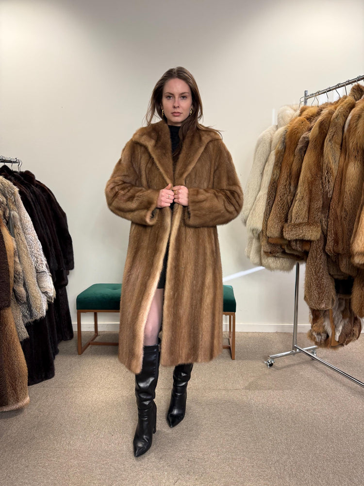 Pastel Mink Fur Coat, Women's Fur Coat, Vintage Fur Coat, M/L Size, Real Fur Coat, Mink Coat, Pastel Mink Fur, Mink Fur Coat, Pastel Mink