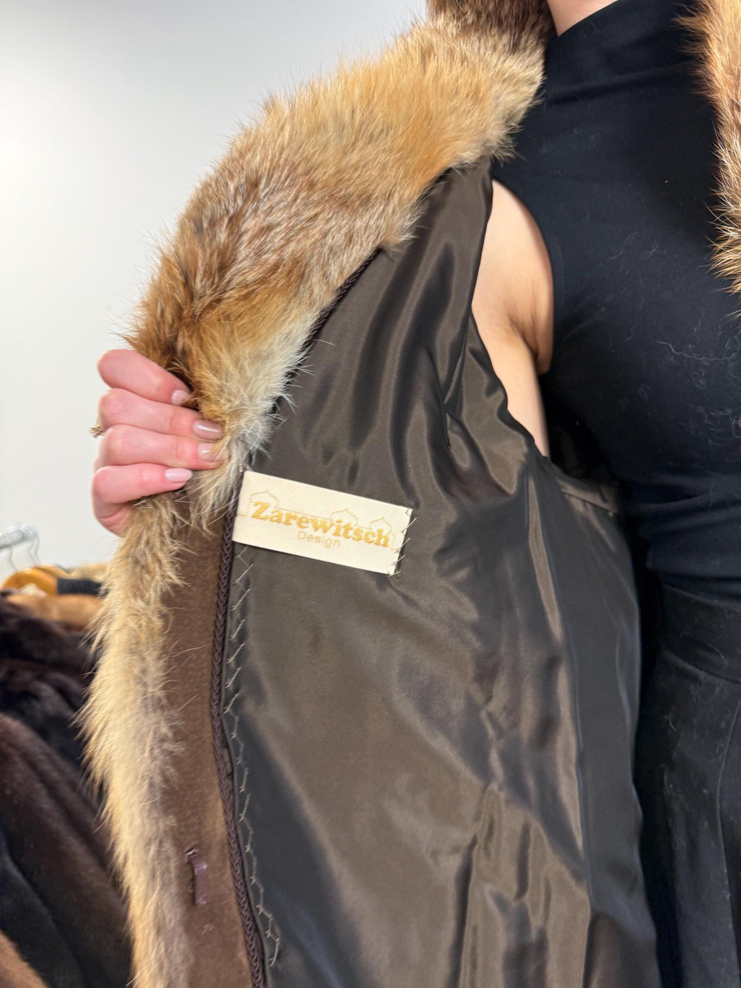 Vintage Red Fox Fur Jacket, Luxuriously Soft, Warm, Large Size