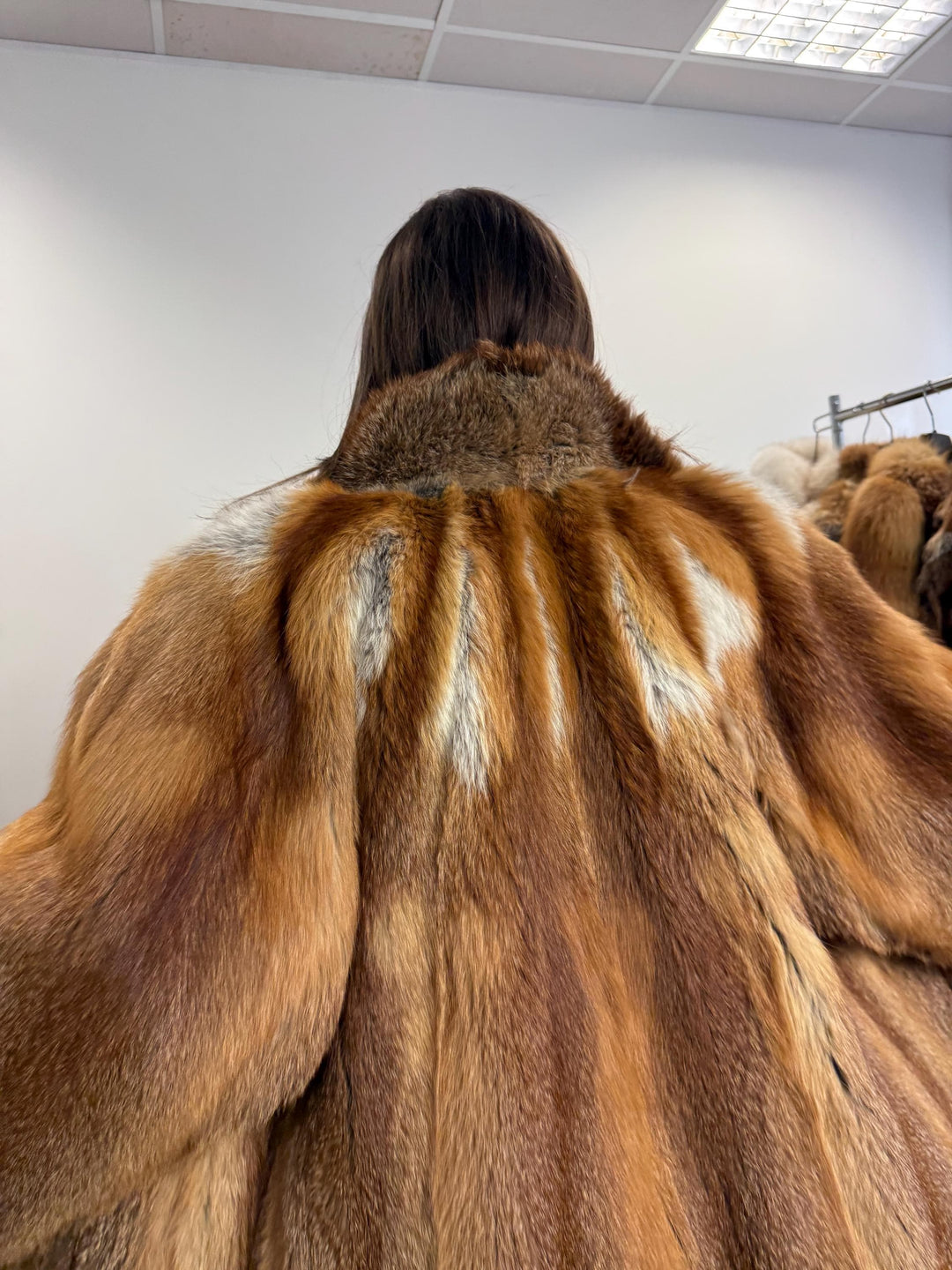 Red Fox Fur Coat, XL Size, Fur Coat, Soft Fox Coat, Red Fox, Real Fur, Fur Coats Women, Real Fox Coat, Fox Fur Real, Vintage Fur Coat