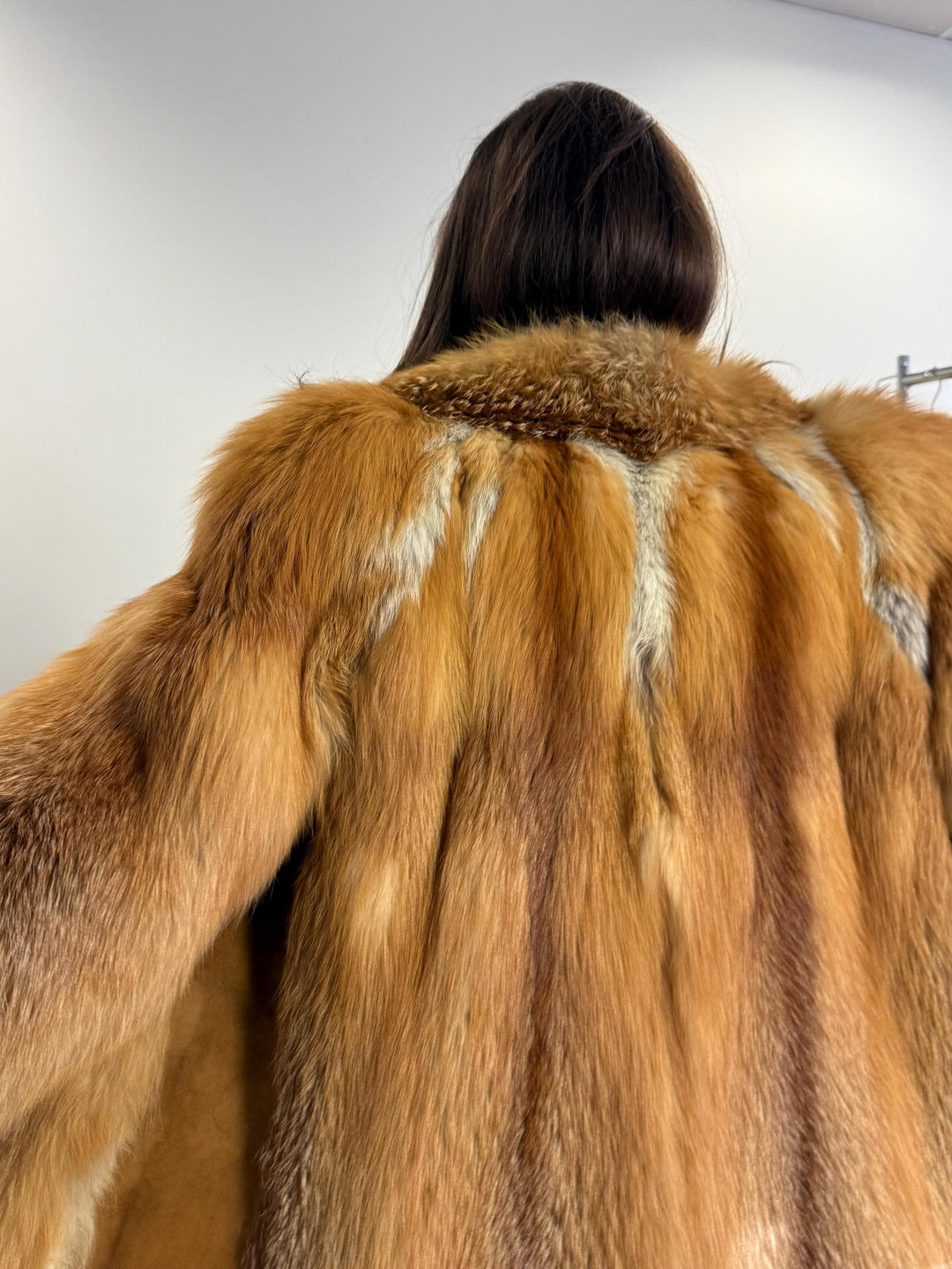 Fluffy Red Fox Jacket, Small Size, Soft Fox Fur Coat, Red Fox Coat, Fox Fur Real, Women's Fur Coat, Vintage Fur Coat, Fur Coats Women