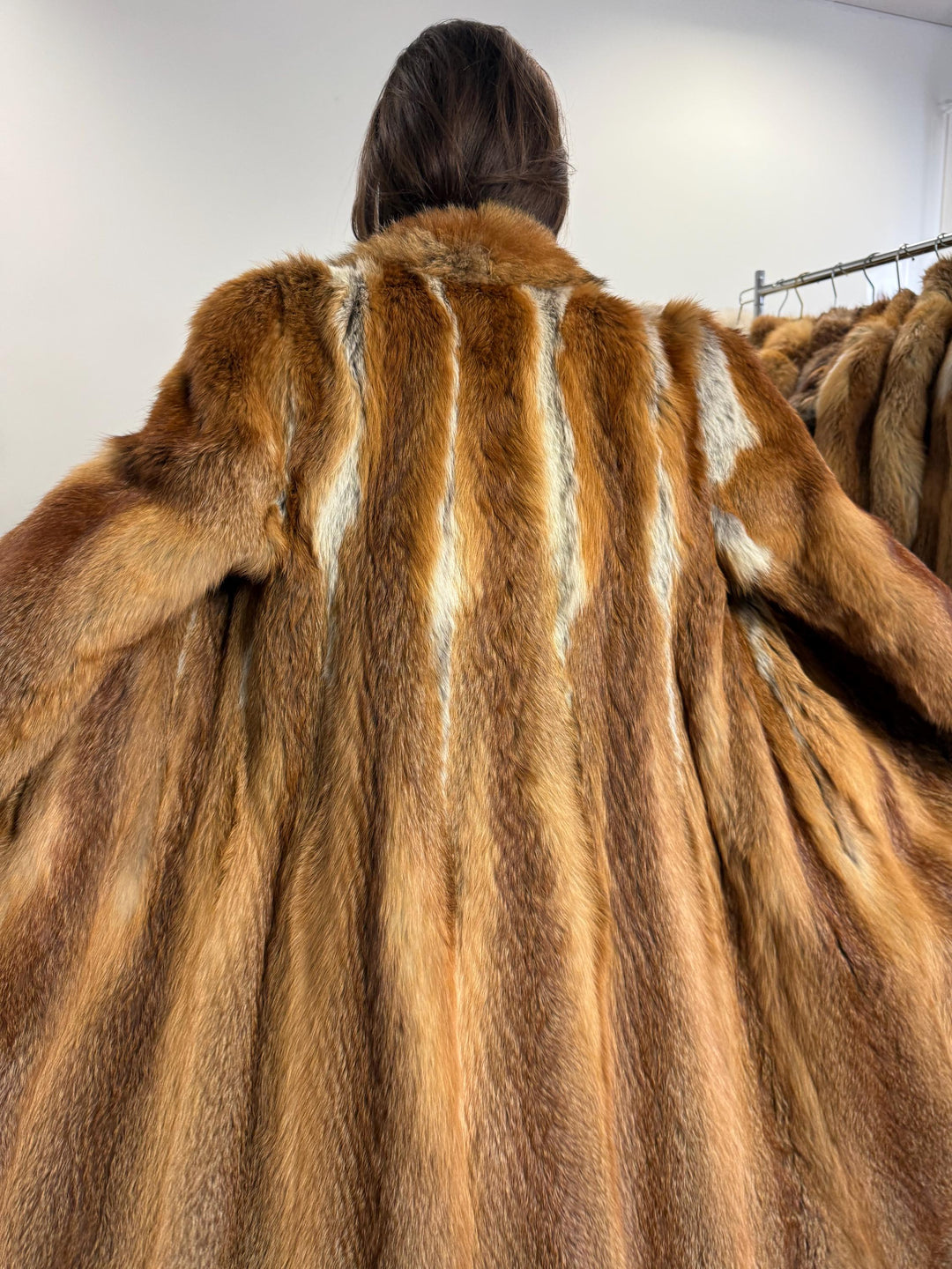 Long Red Fox Coat, Small Size, Soft Fox Fur Coat, Red Fox Coat, Fox Fur Real, Thick Fur, Women's Fur Coat, Vintage Fur Coat, Fur Coats Women