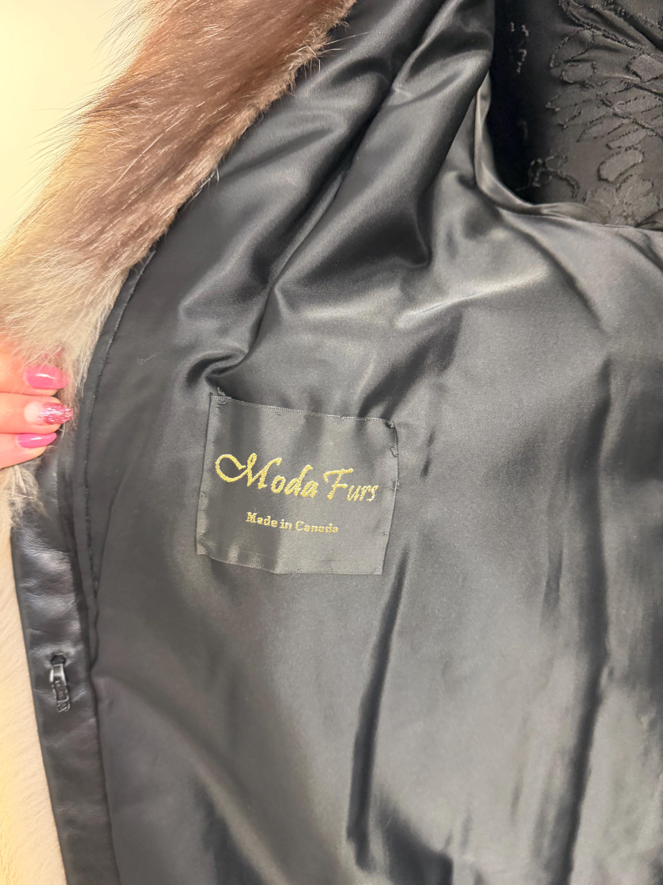 Black Mink Fur Coat, Large Size, Full Black Fur Coat, Excellent Real Black Mink Fur, Vintage Fur Coat, Rare Find Mink Coat, High Fur Quality