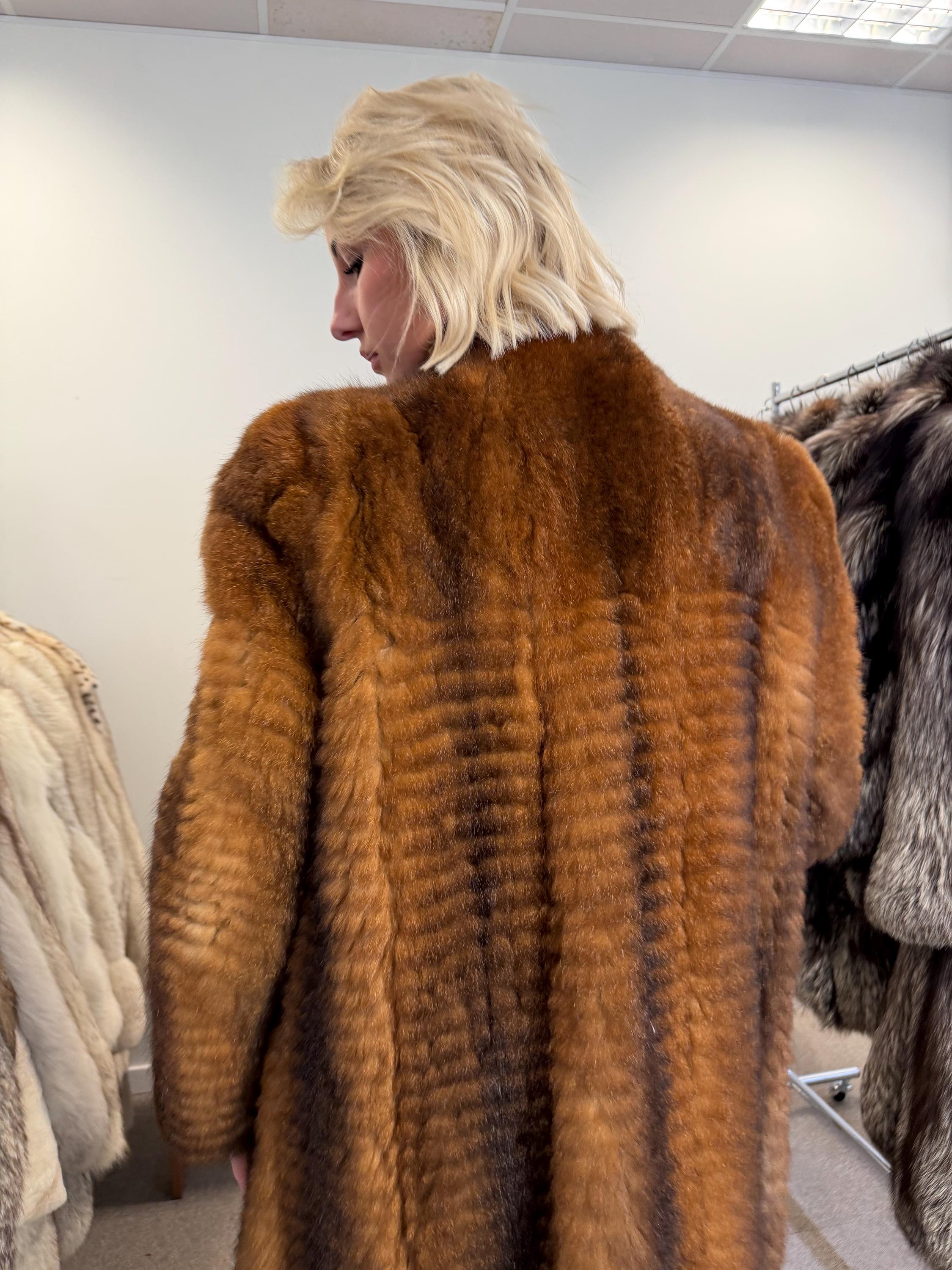 Black Possum Fur Coat, Large Size, Luxury Fur Coat, Real Fur Coat, Full-Length Possum Fur Coat, Vintage Fur Coat, Women's Fur Coat, Real Fur