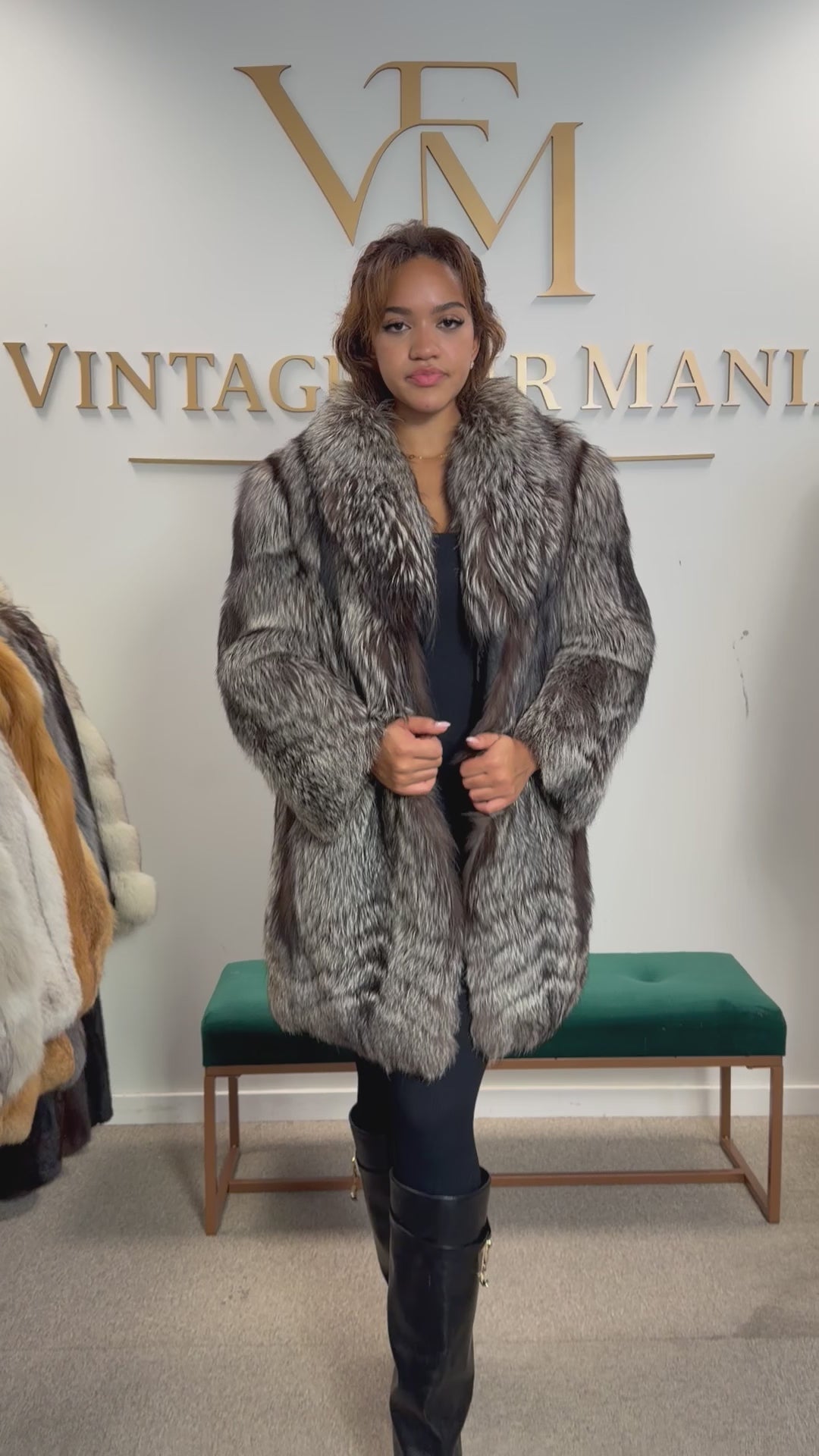 Vintage Fur Mania Real Mink Fox and Sable Fur Coats.