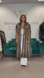 Coyote Fur Coat, Small, Outlet