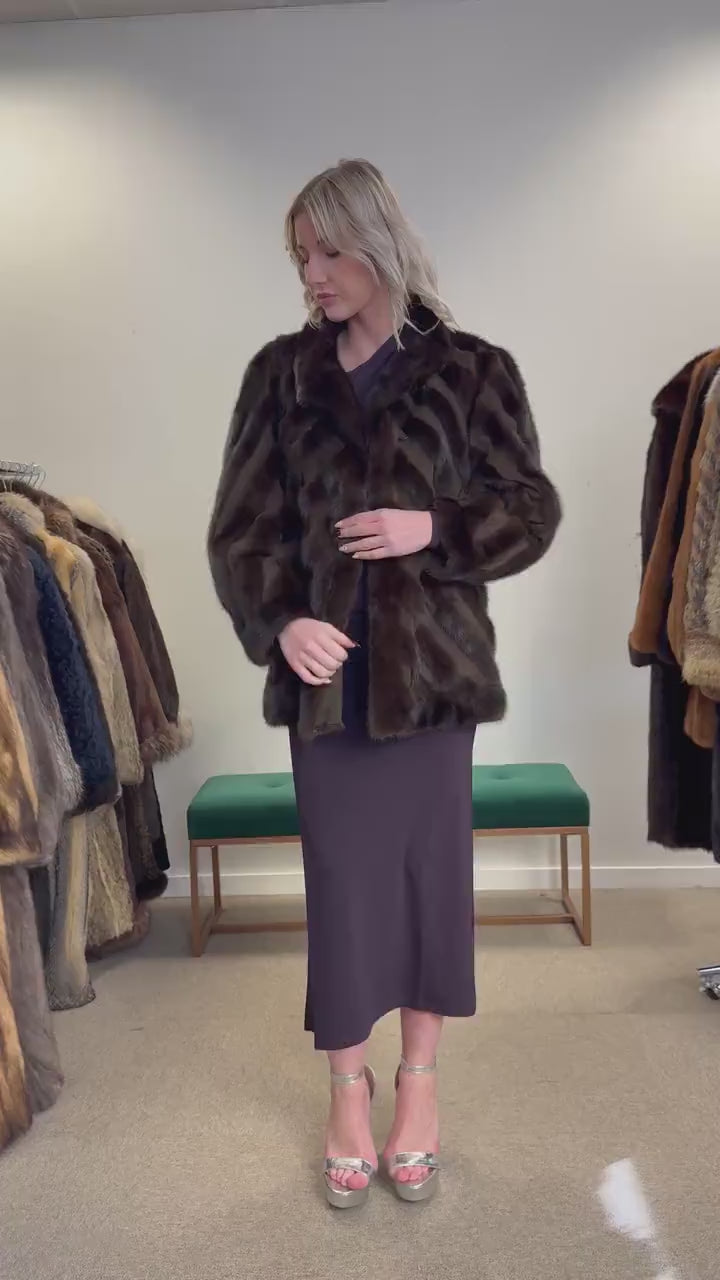 Mink Leather Jacket, Medium Size, Mink Coat, Real Fur Jacket, Fur Coats, Mink Fur, Brown Mink, Fur Leather, Fur Jacket Mink, Brown Fur Coat