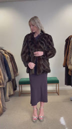 Mink Leather Jacket, Medium Size, Mink Coat, Real Fur Jacket, Fur Coats, Mink Fur, Brown Mink, Fur Leather, Fur Jacket Mink, Brown Fur Coat