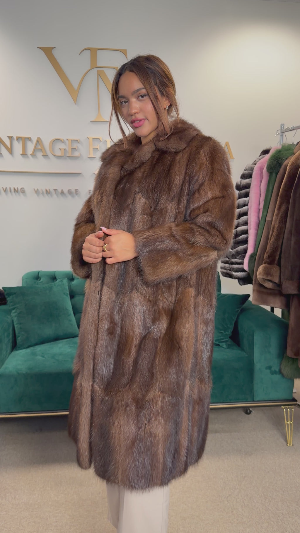 Beaver Fur Coat, Medium