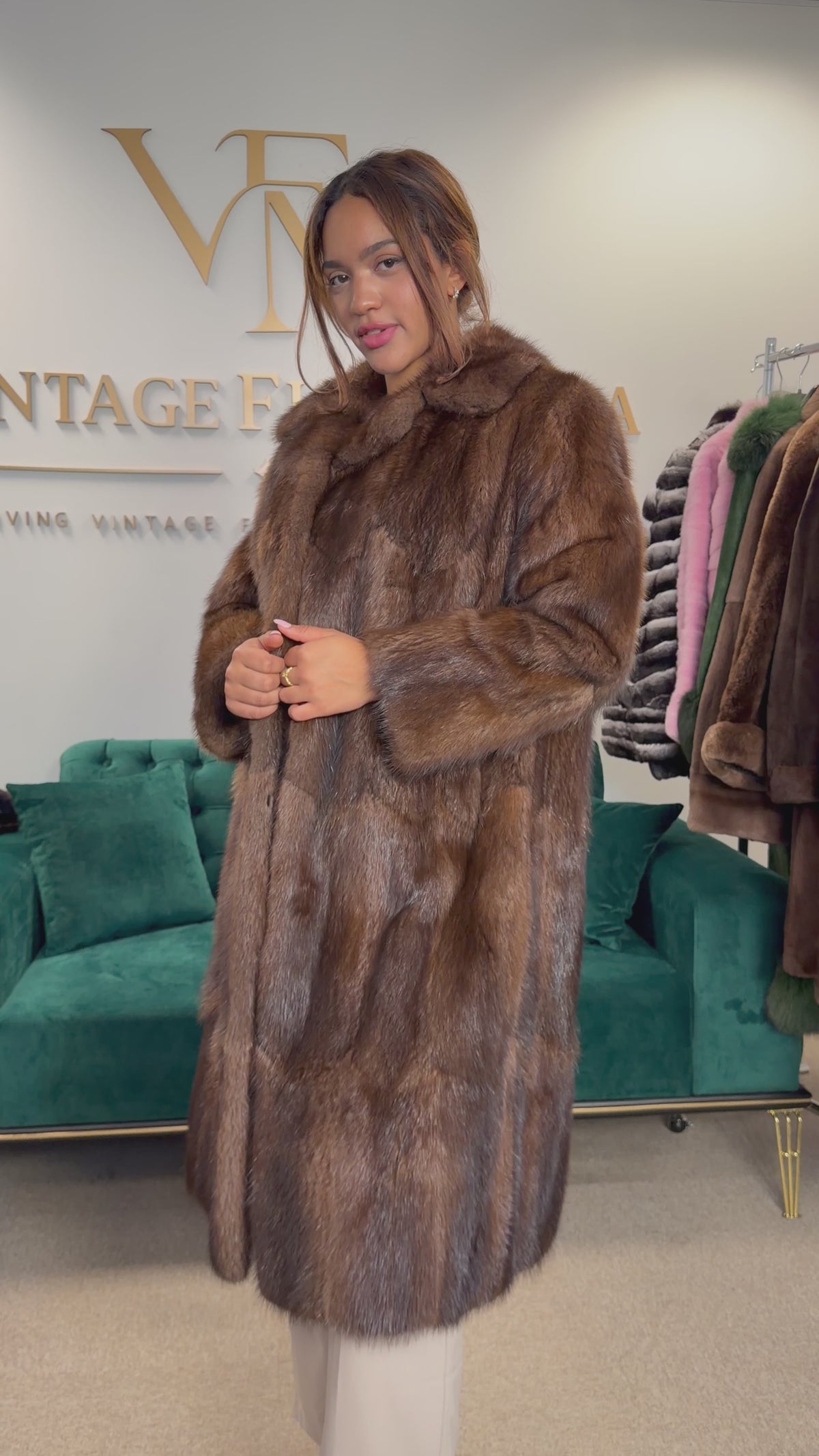 Beaver Fur Coat, Medium