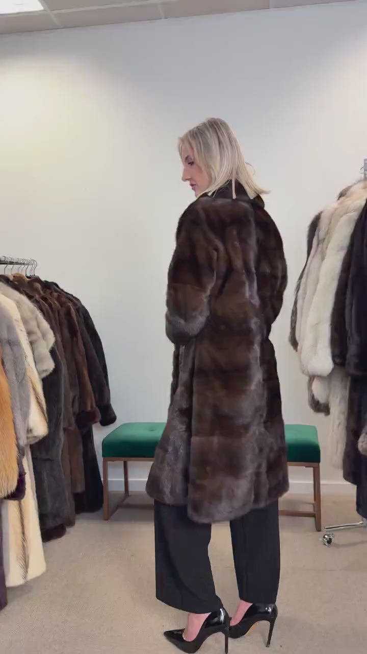 Natural Brown Mink Coat, Small Size, Vintage Fur Coat, Mink Fur Coat, Fur Coat Women, Real Fur Coat, Soft Fur Coat, Brown Mink Coat, Real
